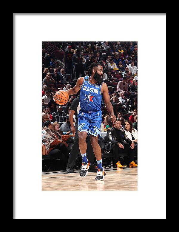James Harden Framed Print featuring the photograph James Harden #14 by Nathaniel S. Butler