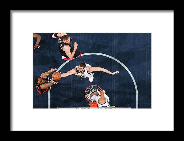 Nba Pro Basketball Framed Print featuring the photograph Marc Gasol by Joe Murphy