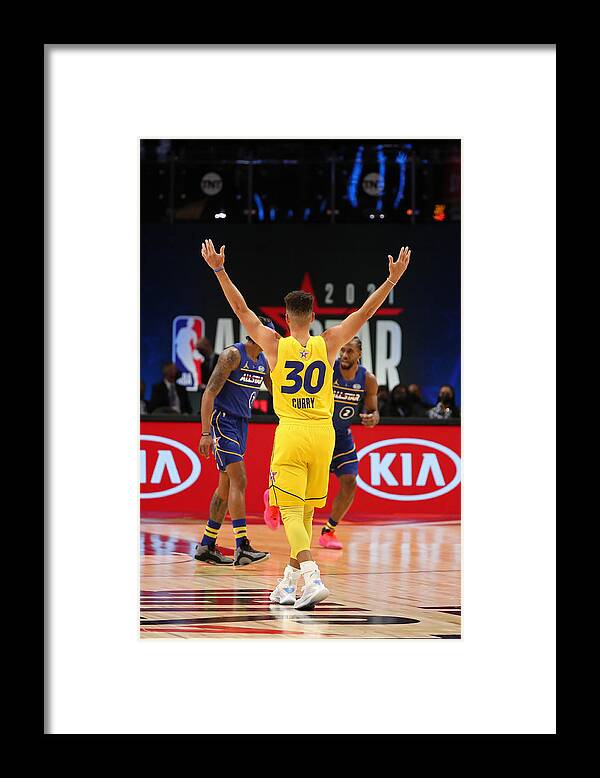 Stephen Curry Framed Print featuring the photograph Stephen Curry #14 by Joe Murphy