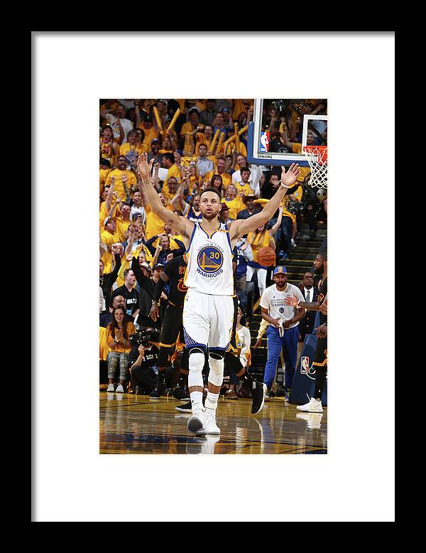 Playoffs Framed Print featuring the photograph Stephen Curry by Nathaniel S. Butler