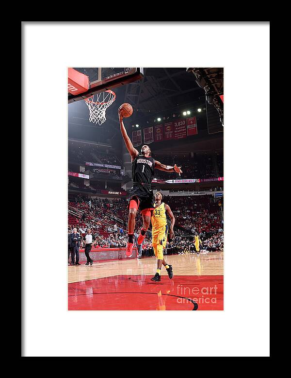 Nba Pro Basketball Framed Print featuring the photograph Trevor Ariza by Bill Baptist