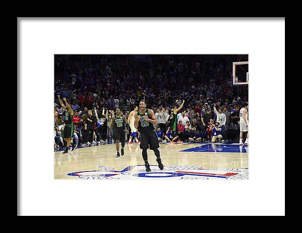 Playoffs Framed Print featuring the photograph Al Horford by Brian Babineau