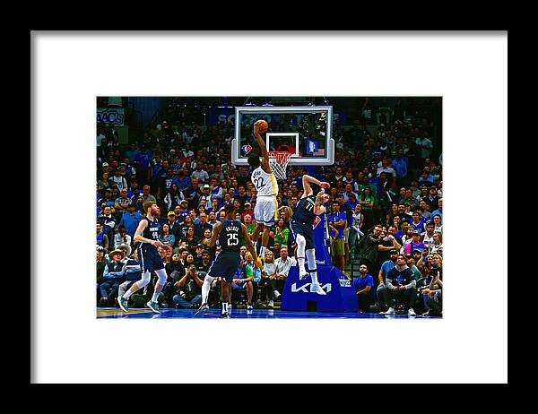 Nba Pro Basketball Framed Print featuring the photograph Andrew Wiggins by Noah Graham