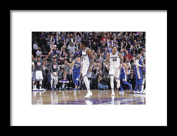 Nba Pro Basketball Framed Print featuring the photograph De'aaron Fox by Rocky Widner