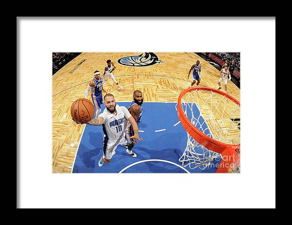 Nba Pro Basketball Framed Print featuring the photograph Evan Fournier by Fernando Medina