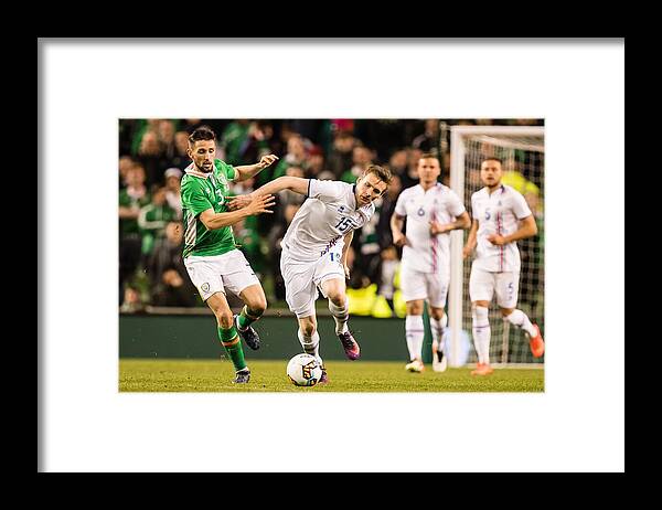Dublin Framed Print featuring the photograph Friendly matchIreland v Iceland #15 by VI-Images
