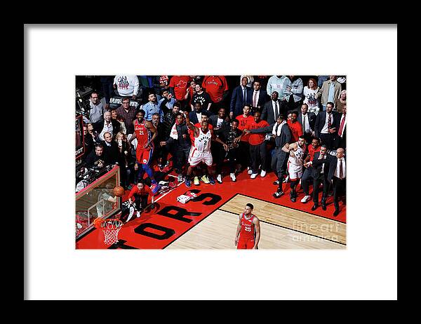 Playoffs Framed Print featuring the photograph Kawhi Leonard by Mark Blinch