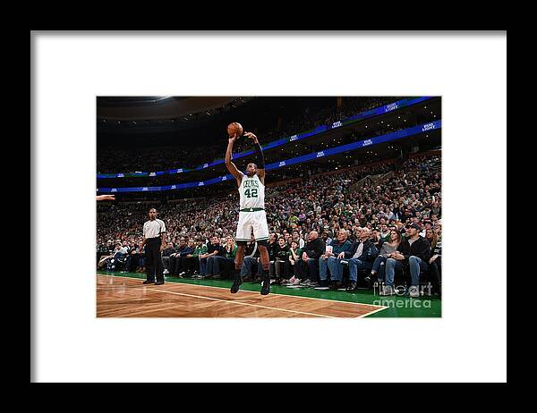 Al Horford Framed Print featuring the photograph Al Horford by Brian Babineau