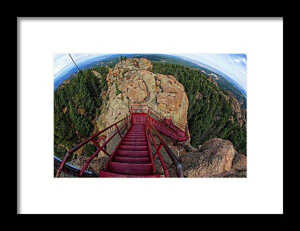 Co Framed Print featuring the photograph Fisheye Leap by Doug Wittrock