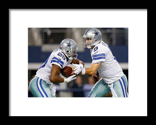 People Framed Print featuring the photograph Indianapolis Colts v Dallas Cowboys #16 by Tom Pennington