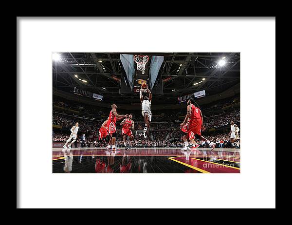 Nba Pro Basketball Framed Print featuring the photograph Lebron James by Joe Murphy