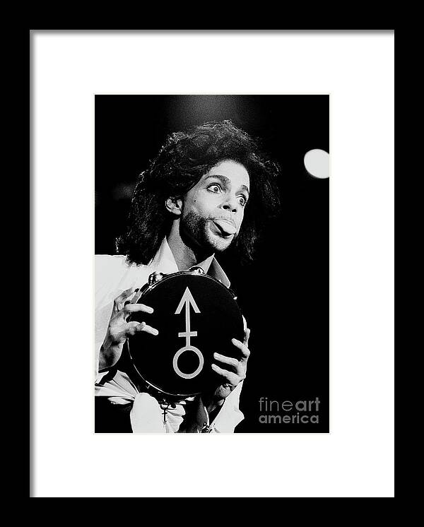 Singer Framed Print featuring the photograph Prince #16 by Concert Photos