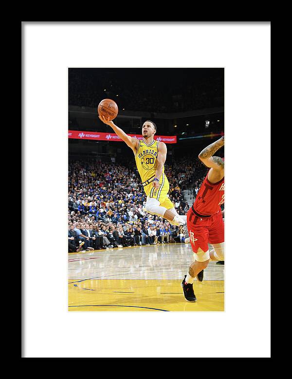 Stephen Curry Framed Print featuring the photograph Stephen Curry by Andrew D. Bernstein