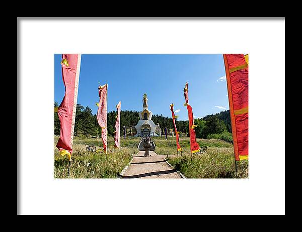 Photography Framed Print featuring the photograph Colorado Stupa Photography 20160911-94 by Rowan Lyford