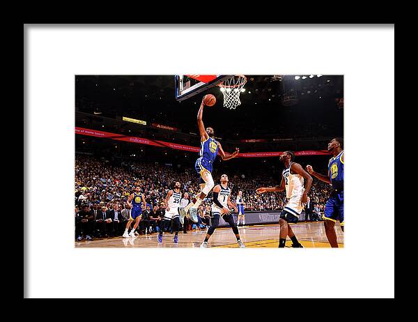 Kevin Durant Framed Print featuring the photograph Kevin Durant #17 by Noah Graham