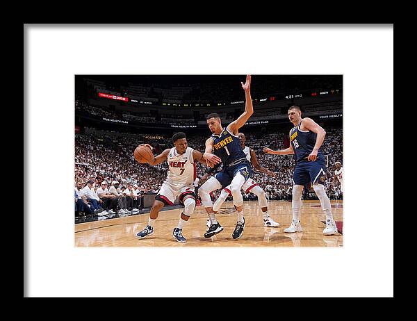 Playoffs Framed Print featuring the photograph Kyle Lowry #17 by Jesse D. Garrabrant