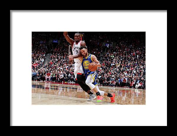 Stephen Curry Framed Print featuring the photograph Stephen Curry #17 by Nathaniel S. Butler