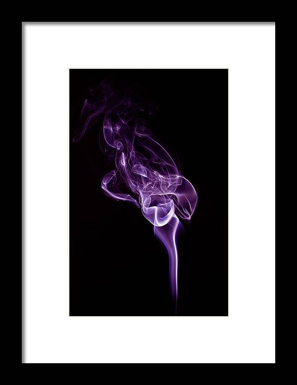 Smoke Framed Print featuring the photograph Beauty in smoke #18 by Martin Smith