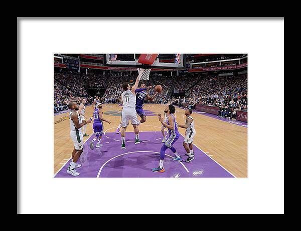 Nba Pro Basketball Framed Print featuring the photograph Buddy Hield by Rocky Widner