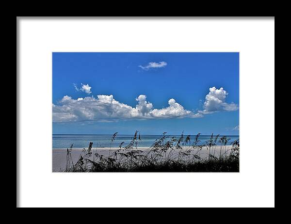 Framed Print featuring the photograph Naples Beach by Donn Ingemie