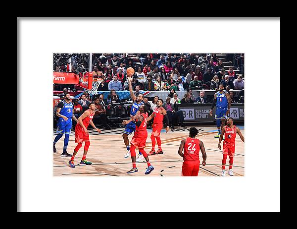 Nba Pro Basketball Framed Print featuring the photograph Kawhi Leonard by Jesse D. Garrabrant