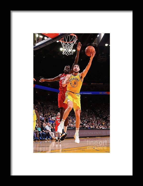 Klay Thompson Framed Print featuring the photograph Klay Thompson #19 by Noah Graham