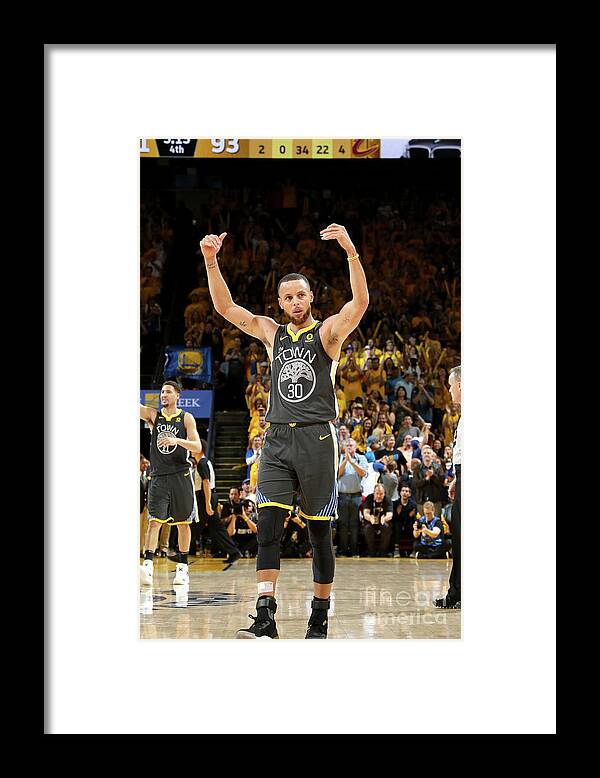 Stephen Curry Framed Print featuring the photograph Stephen Curry by Nathaniel S. Butler