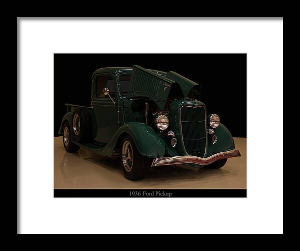 Ford Framed Print featuring the photograph 1936 Ford Pickup by Flees Photos