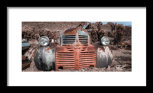 Arizona Framed Print featuring the photograph 1943 Chevy truck by Darrell Foster