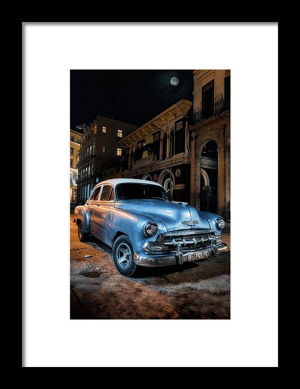 American Car Framed Print featuring the photograph 1953 Chevrolet Deluxe by Micah Offman