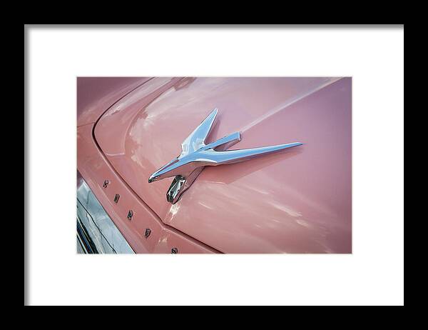 1956 Chrysler Framed Print featuring the photograph 1956 Chrysler New Yorker Newport X118 by Rich Franco