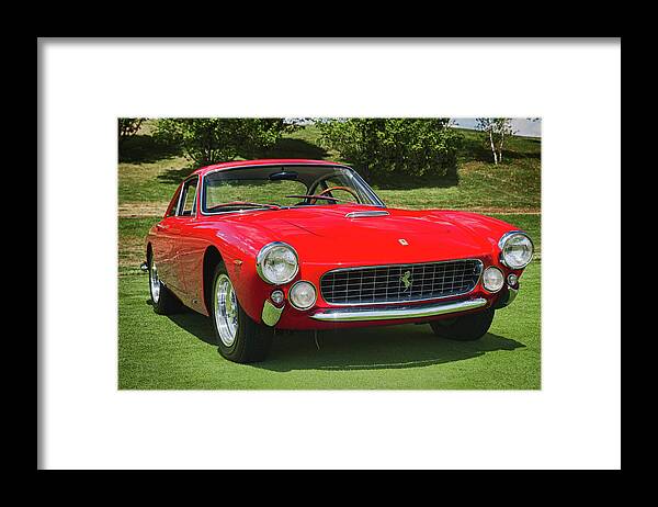 1963 Ferrari Framed Print featuring the photograph 1963 Ferrari 250 GT Lusso by Sebastian Musial