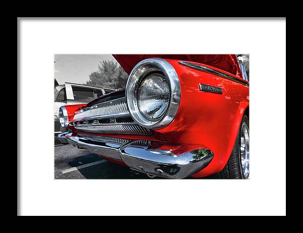 Dodge Framed Print featuring the photograph 1964 Dodge Dart front by Daniel Adams