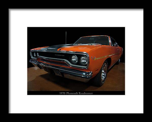 1970s Cars Framed Print featuring the photograph 1970 Plymouth Roadrunner by Flees Photos