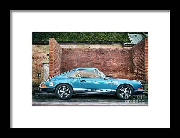 1972 Framed Print featuring the photograph 1972 Porsche 911 by Tim Gainey