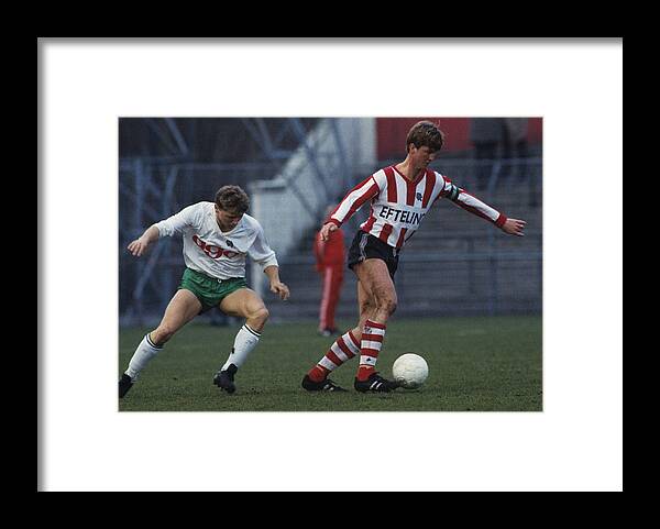 1980-1989 Framed Print featuring the photograph - Sparta Rotterdam by VI-Images