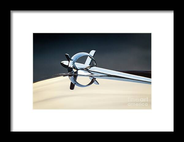 Buick Framed Print featuring the photograph 1953 Buick Hood Ornament #2 by Dennis Hedberg