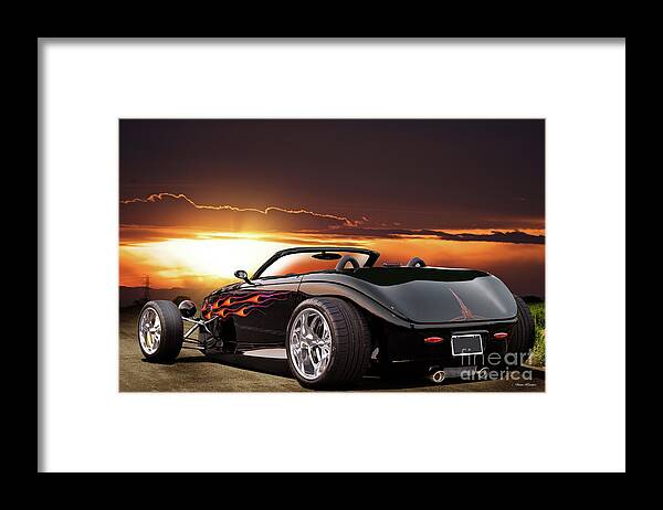 2007 Plymouth Prowler Framed Print featuring the photograph 2007 Plymouth 'Gentleman's' Prowler by Dave Koontz