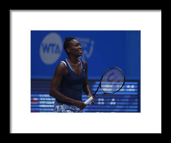 Tennis Framed Print featuring the photograph 2015 Wuhan Open - Day 7 by Kevin Lee