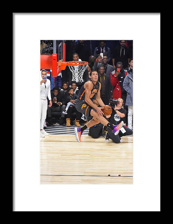 Nba Pro Basketball Framed Print featuring the photograph Aaron Gordon by Bill Baptist