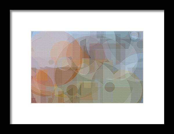 Background Framed Print featuring the photograph Abstract background of mixed shades of blue and brown pattern. Creative background colorful pattern #2 by David Ridley