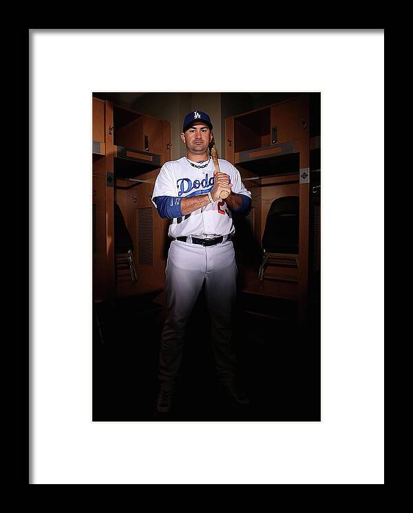Media Day Framed Print featuring the photograph Adrian Gonzalez by Christian Petersen