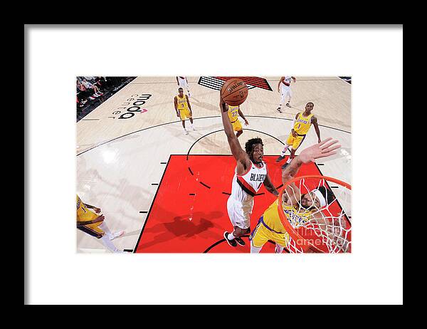 Nba Pro Basketball Framed Print featuring the photograph Al-farouq Aminu by Sam Forencich