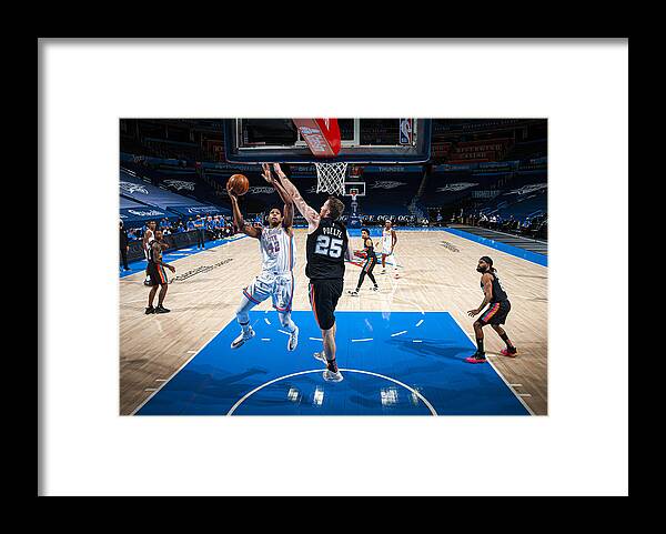 Al Horford Framed Print featuring the photograph Al Horford #2 by Zach Beeker