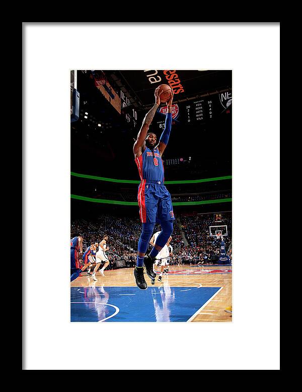 Andre Drummond Framed Print featuring the photograph Andre Drummond by Chris Schwegler