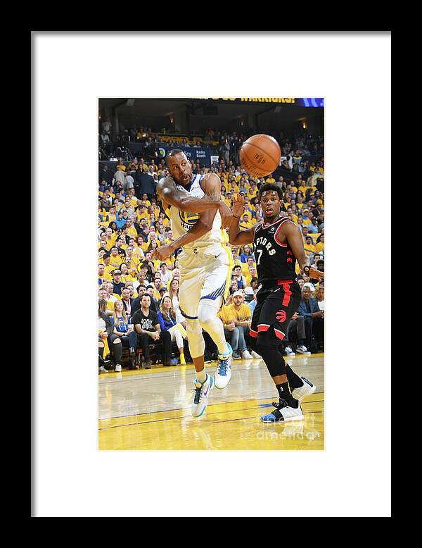 Playoffs Framed Print featuring the photograph Andre Iguodala by Andrew D. Bernstein