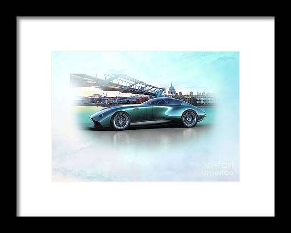 Aston Martin Framed Print featuring the digital art Aston Martin #2 by Jerzy Czyz