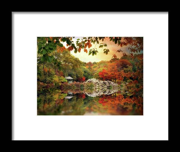 Landscape Framed Print featuring the photograph Autumn at Hernshead by Jessica Jenney