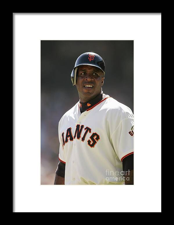 San Francisco Framed Print featuring the photograph Barry Bonds by Brad Mangin