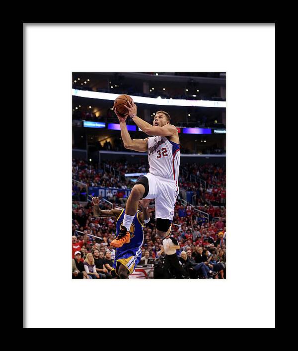 Nba Pro Basketball Framed Print featuring the photograph Blake Griffin by Stephen Dunn